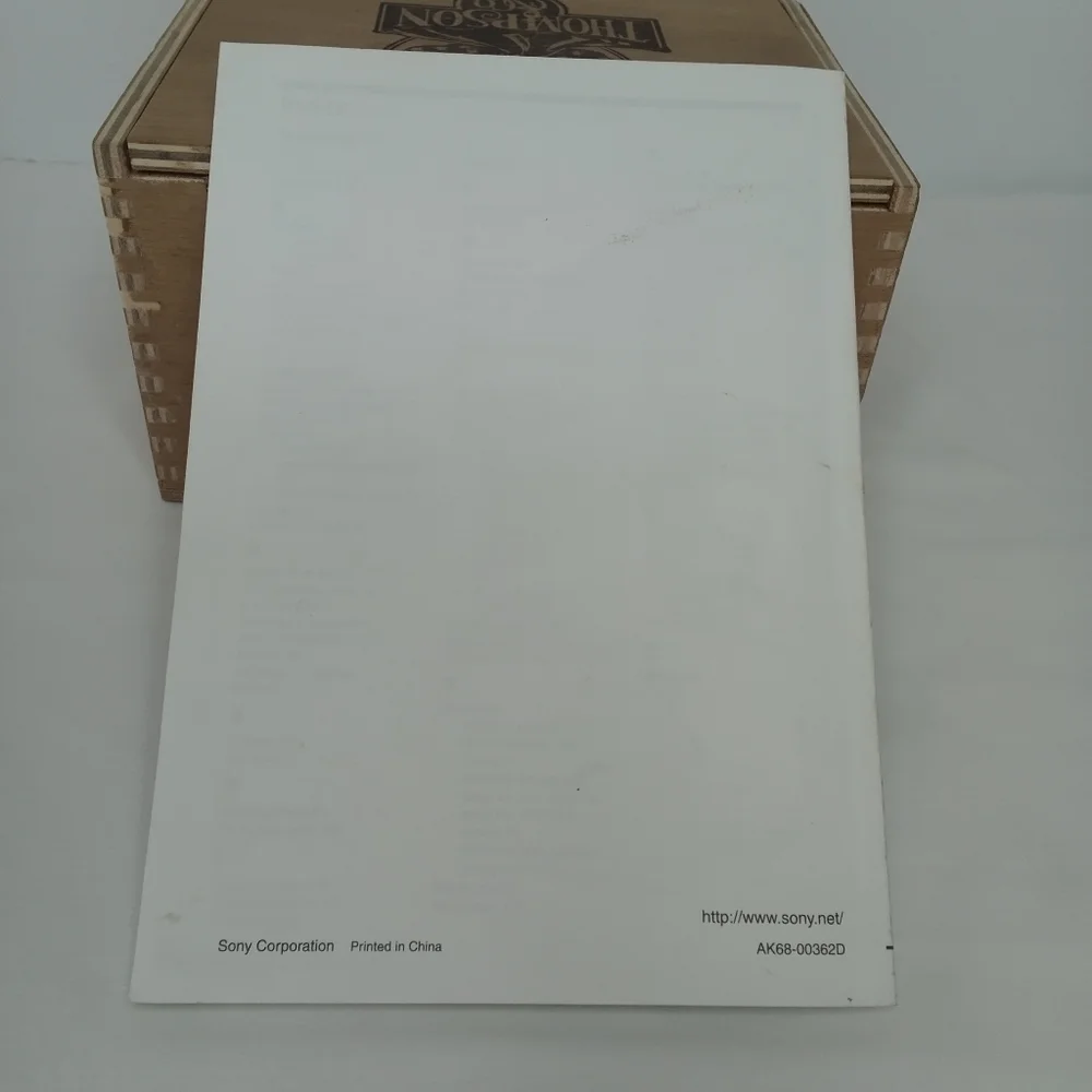 Sony DVD VCR Model# SLV-D350P SLV-D550P VCR PLUS Factory Operating Manual 2004